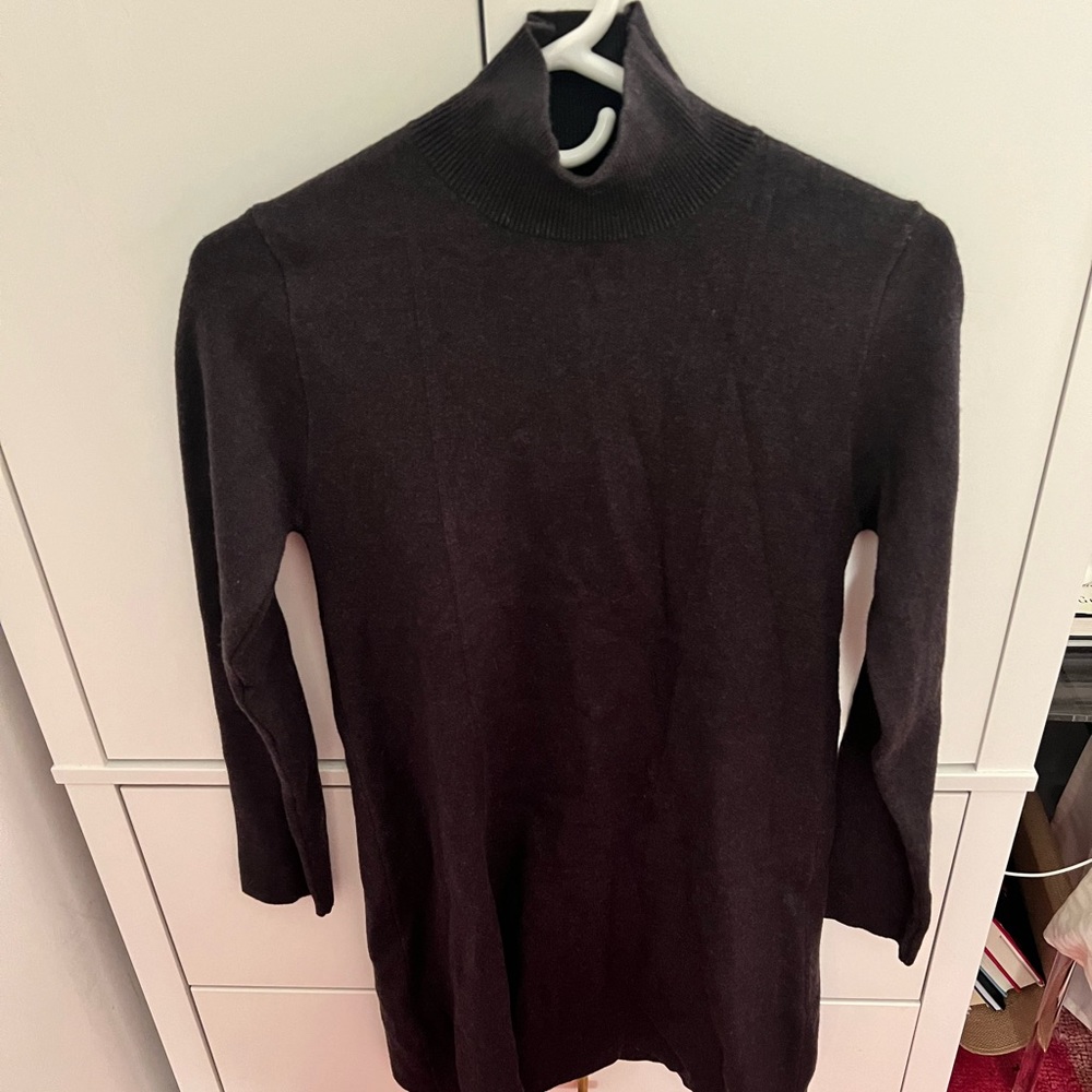 Zara gray sweater dress.